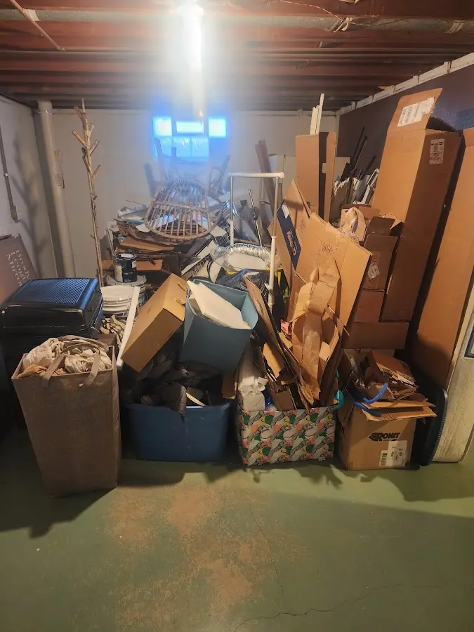 Roll-off dumpster container at job site for 20 Yard Dumpster Rental in Kihei